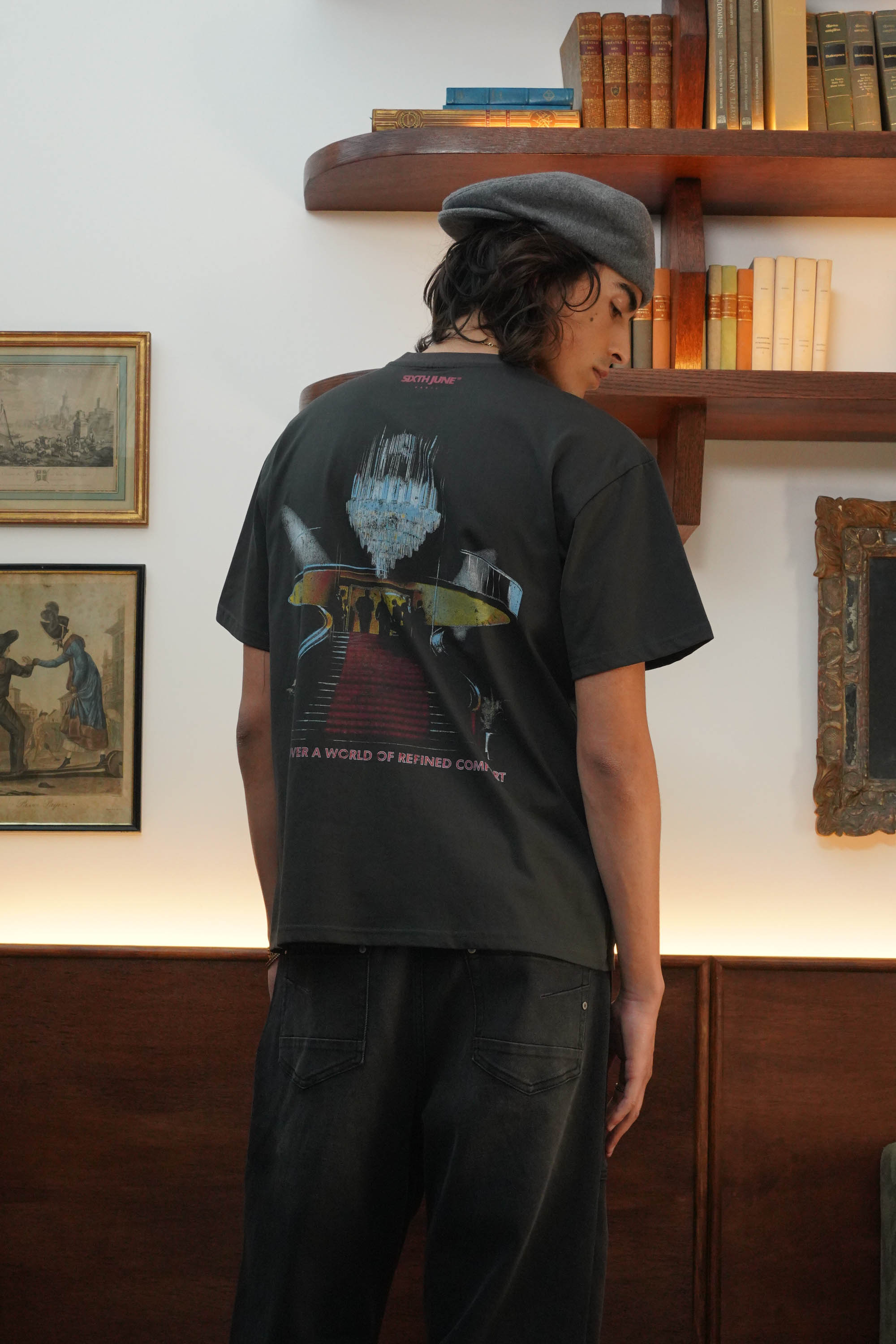 Sixth June Casino Mafia Party Print ss Tshirt 25728-SBLA