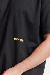 Sixth June Parisian Apartment Eiffel Tower Sunset  ss Tshirt 25730-BLAC