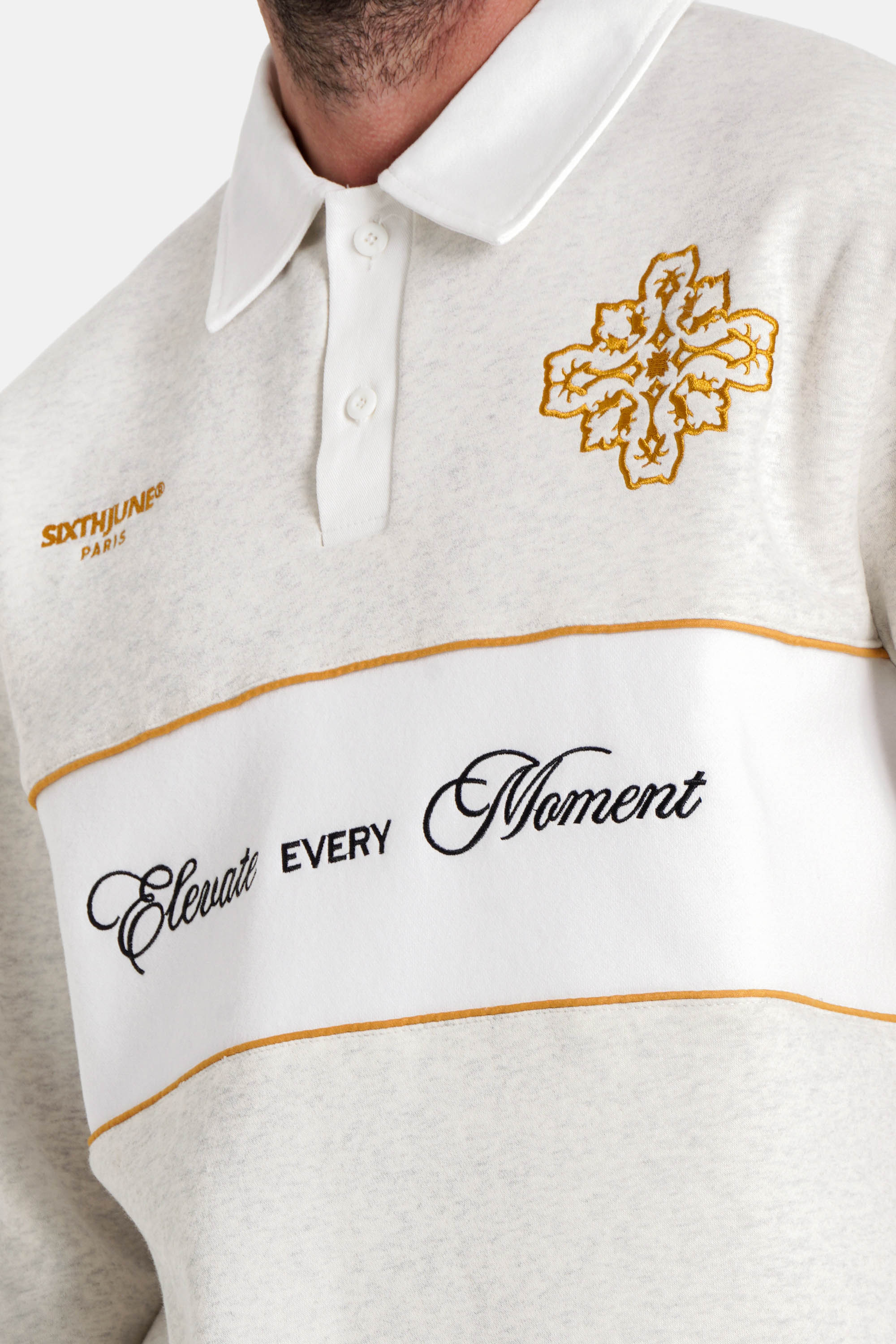 Sixth June Elevate Your Moment ls Polo 25747-LGRE