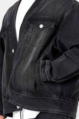 Sixth June Kimono Denim Jacket 25761-BLAC