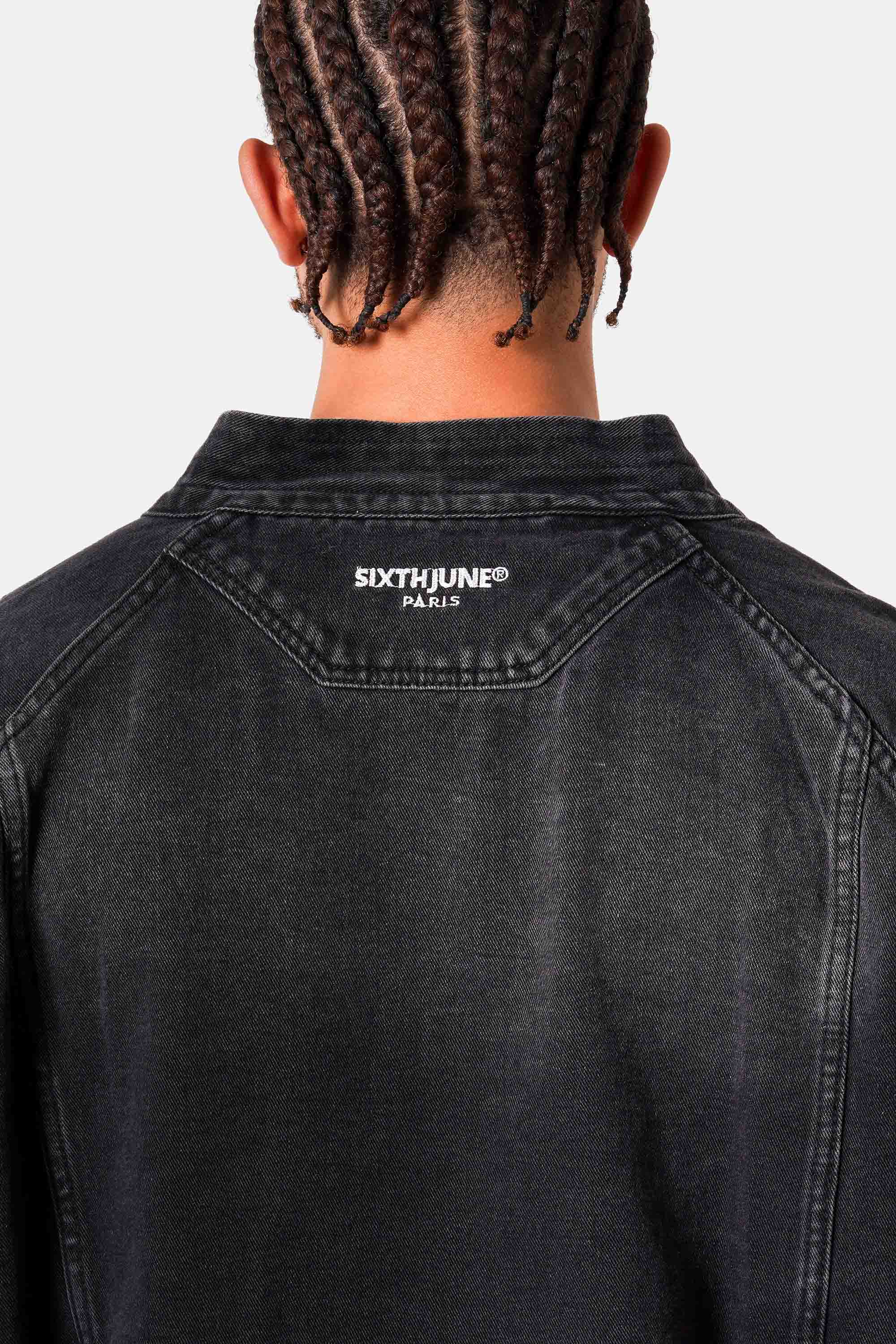 Sixth June Kimono Denim Jacket 25761-BLAC