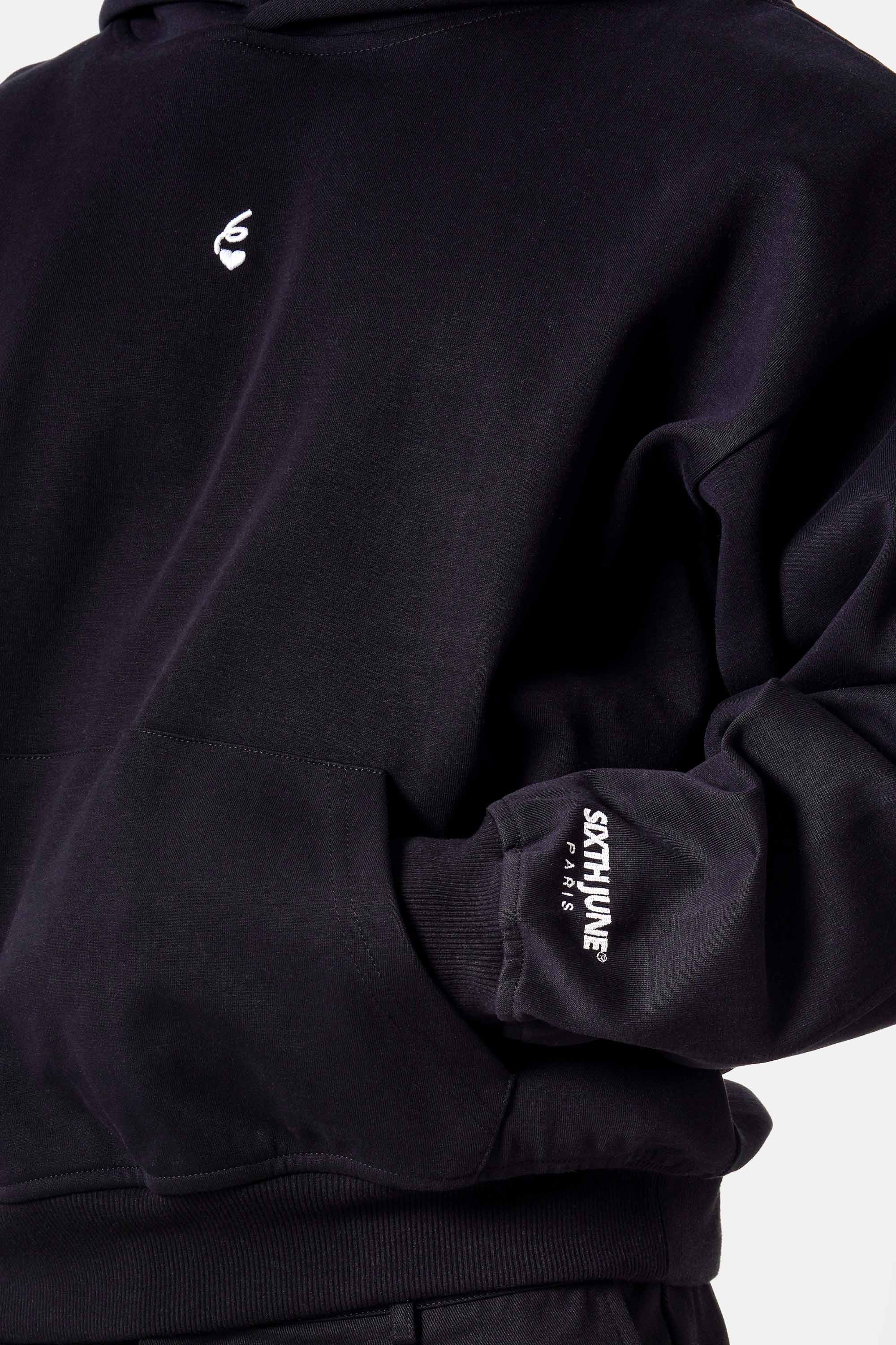 HEART Embroidery Hoodie