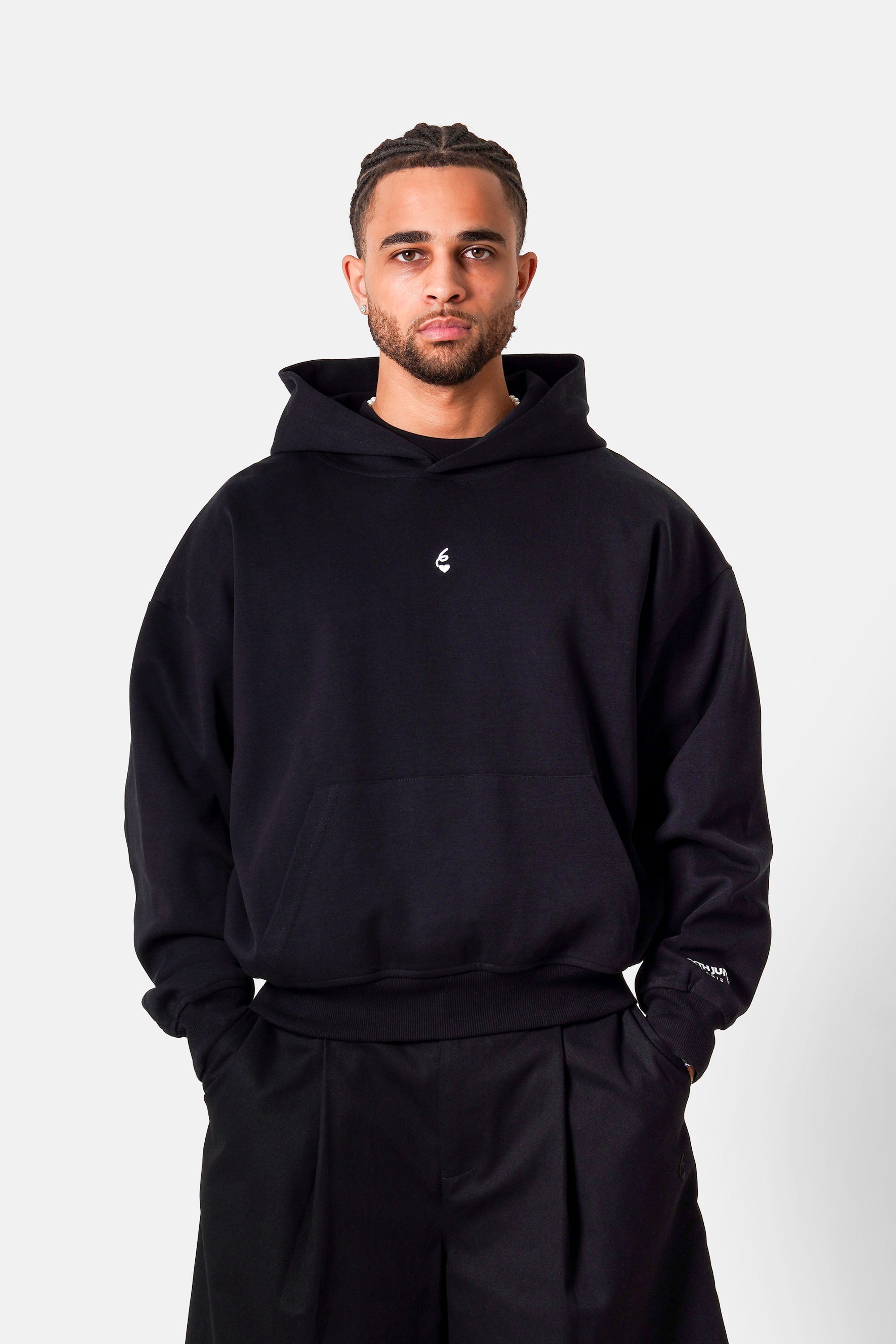 HEART Embroidery Hoodie
