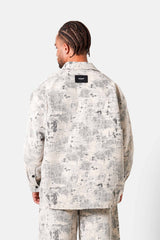 Sixth June Relief Paisley Overshirt 25773-BEIG