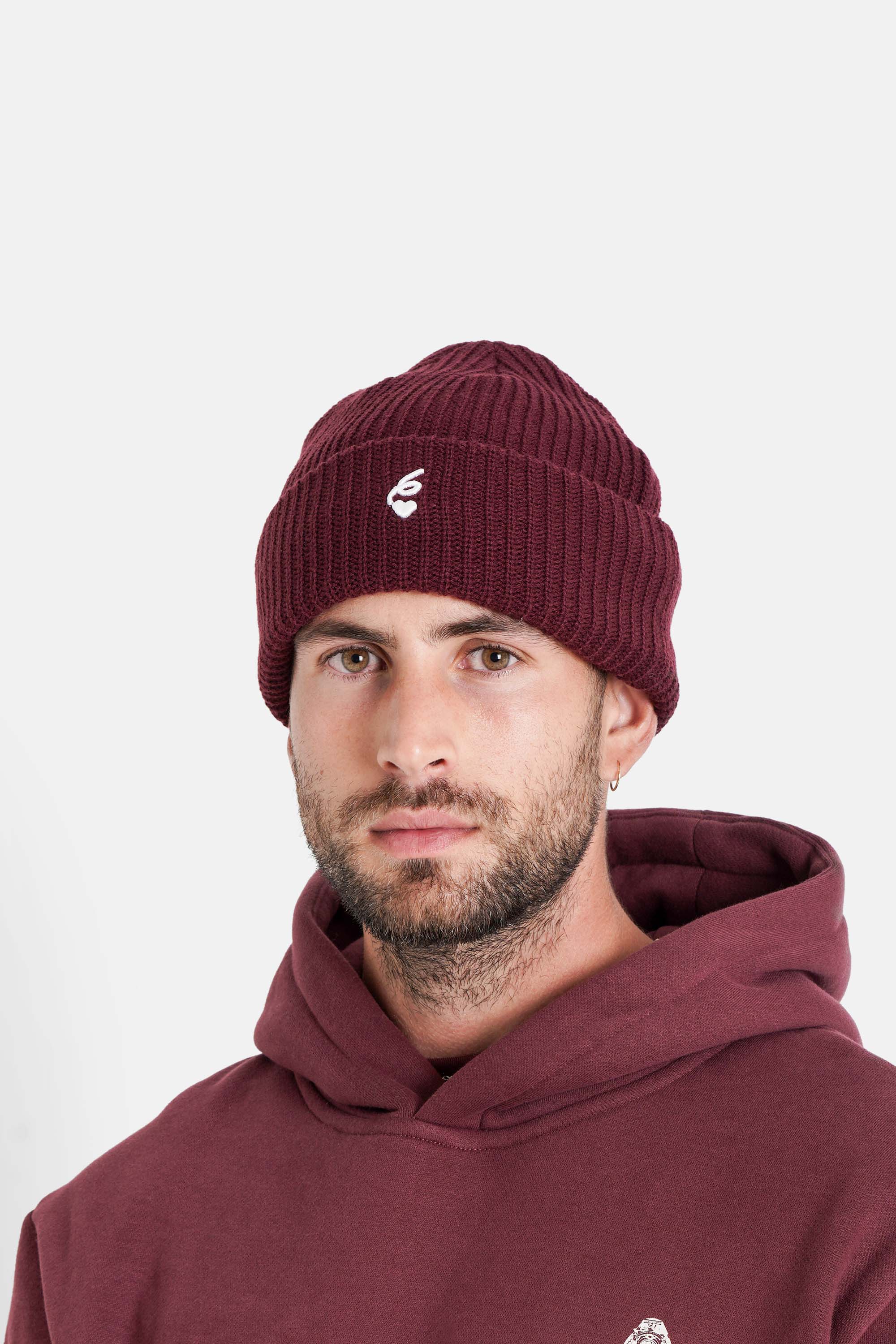 Patch Logo Beanie 25806-BURG