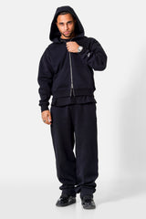 Sixth June Essential Oversize Heavy Fluid Joggers 25809-BLAC