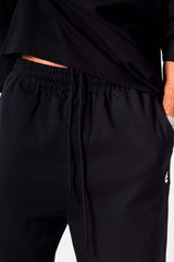 Sixth June Essential Oversize Heavy Fluid Joggers 25809-BLAC