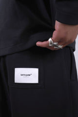 Sixth June Essential Oversize Heavy Fluid Joggers 25809-BLAC