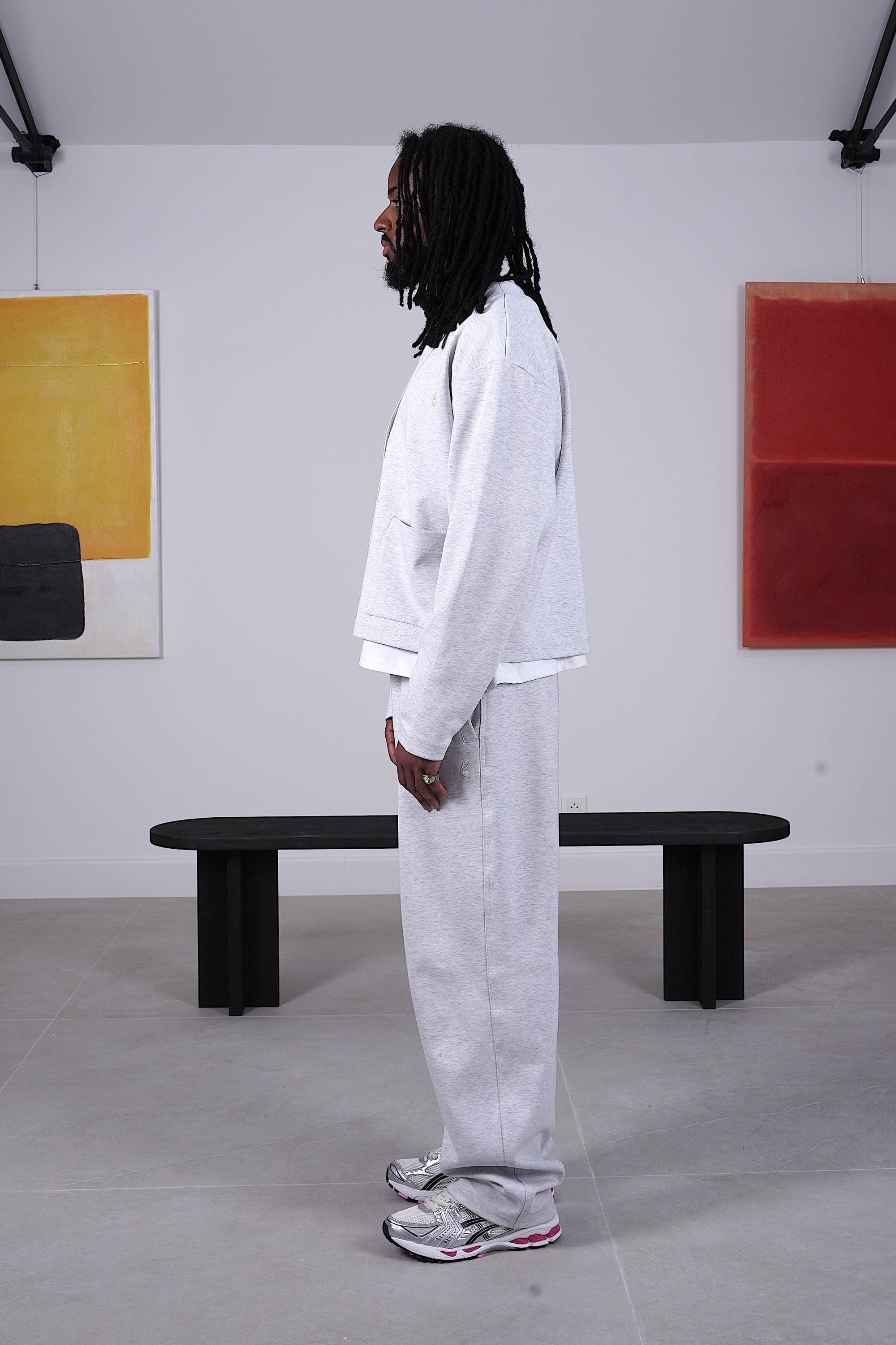 Sixth June Essential Oversize Heavy Fluid Joggers 25809-LGRE