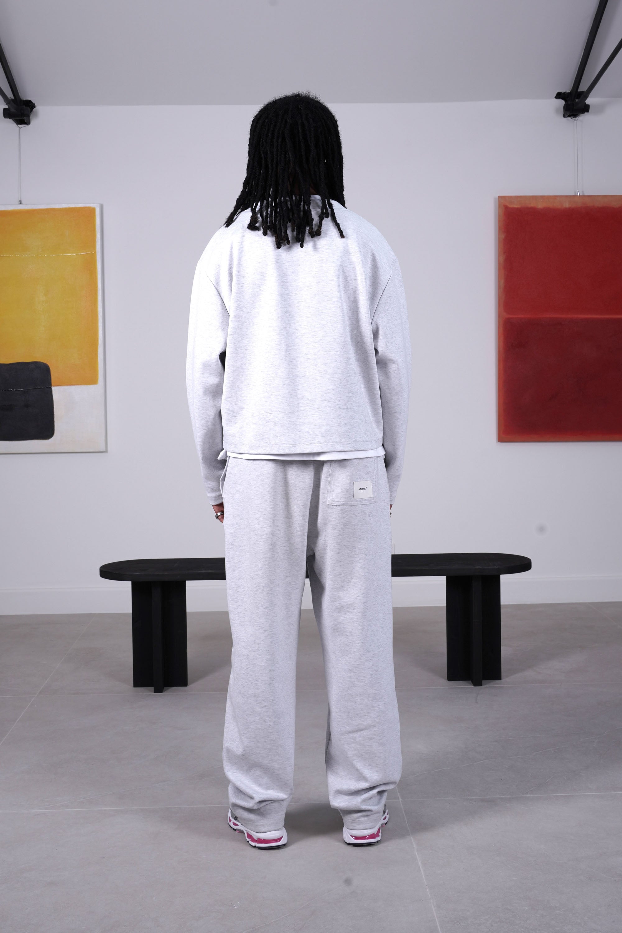 Sixth June Essential Oversize Heavy Fluid Joggers 25809-LGRE