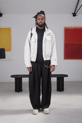 Sixth June Dual Graphic Textured Jacket 25819-BEIG