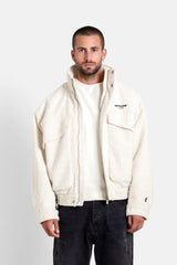 Sixth June Dual Graphic Textured Jacket 25819-BEIG