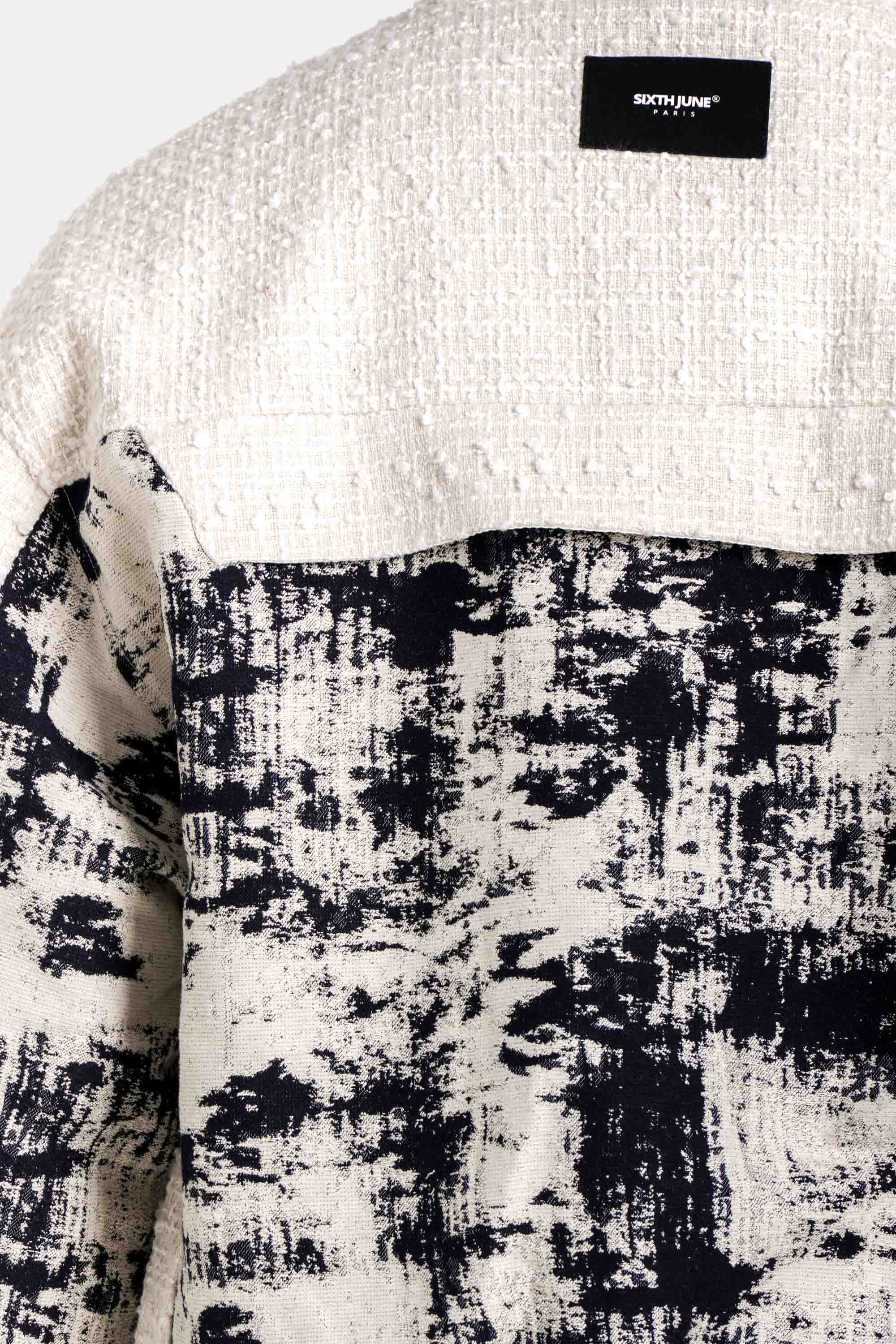 Sixth June Dual Graphic Textured Jacket 25819-BEIG