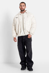 Sixth June Graphic and Textured Jacket 25820-BEIG