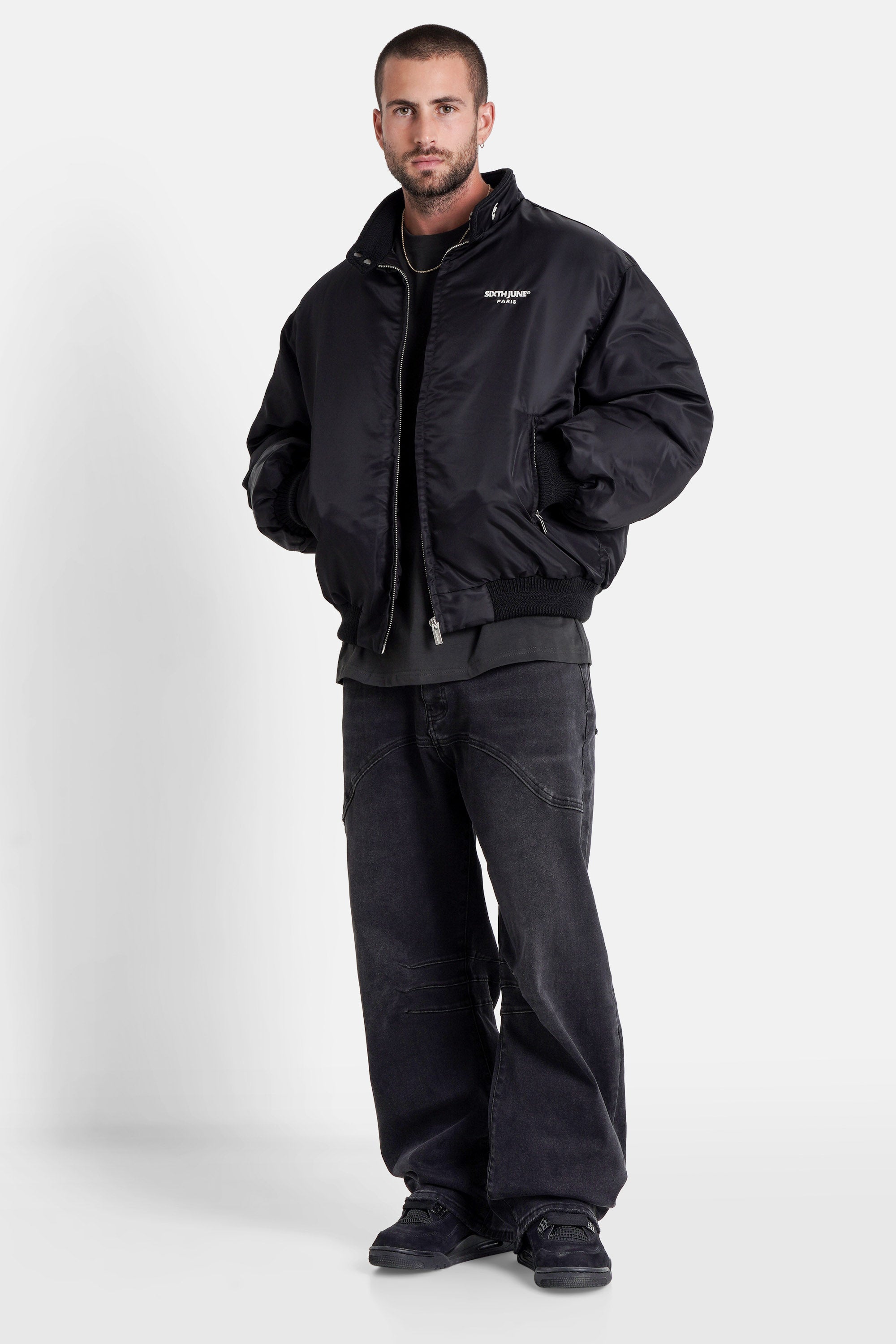 Sixth June Racing Bombers Jacket 25822-BLAC