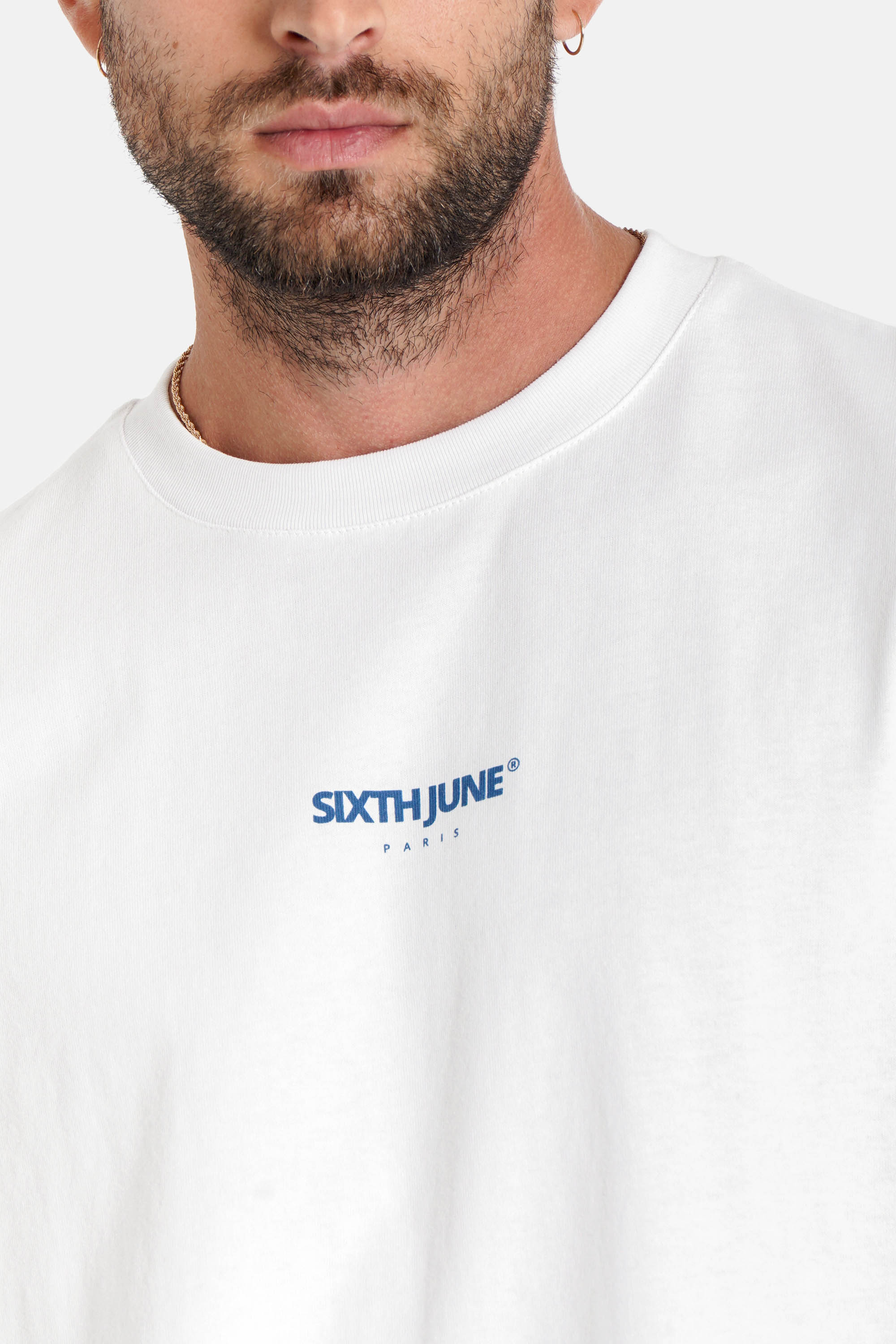 Sixth June Parisian Building Print Tshirt 25851-WHIT