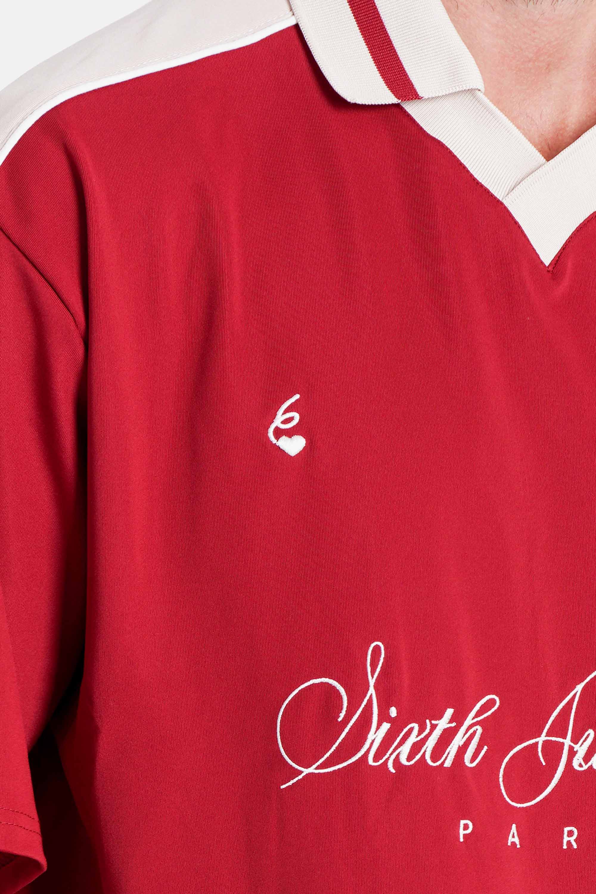 Soccer Sixth June Signature Polo 25855-BURG