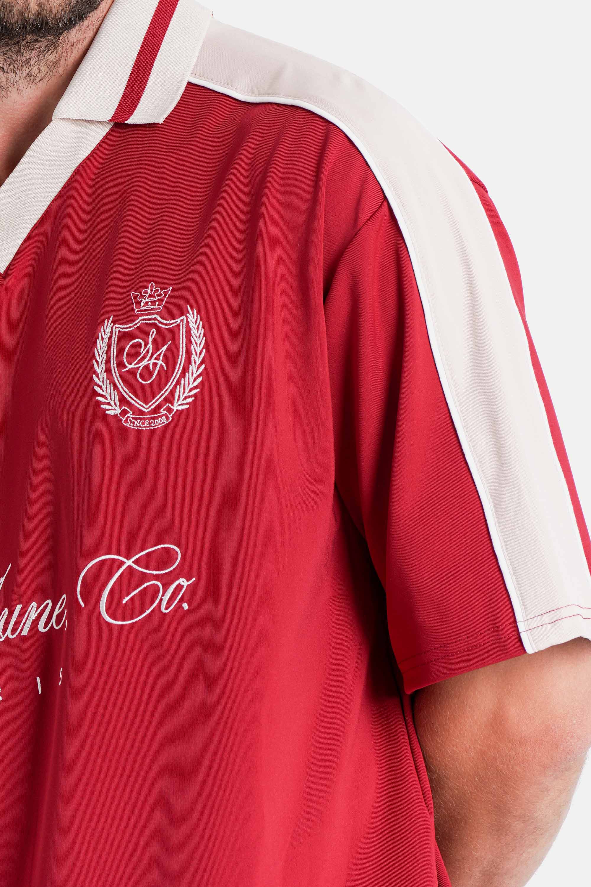 Soccer Sixth June Signature Polo 25855-BURG