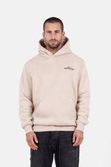 Sixth June Parisian Apartment Eiffel Tower View Print Hoodie 25861-BEIG