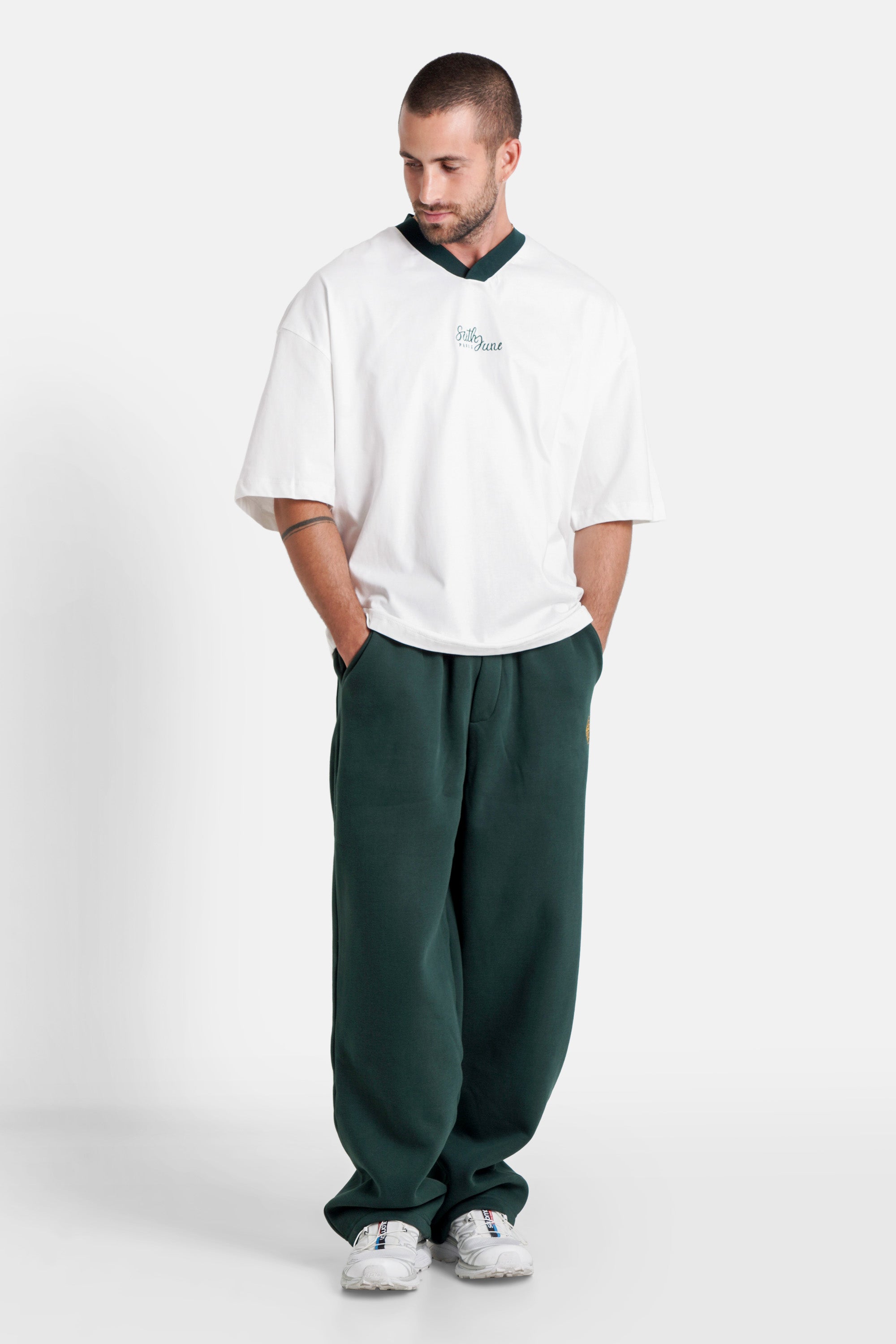 Never Stop Dreaming Sixth June Back Embroidery ss Tshirt 25868-WHIT