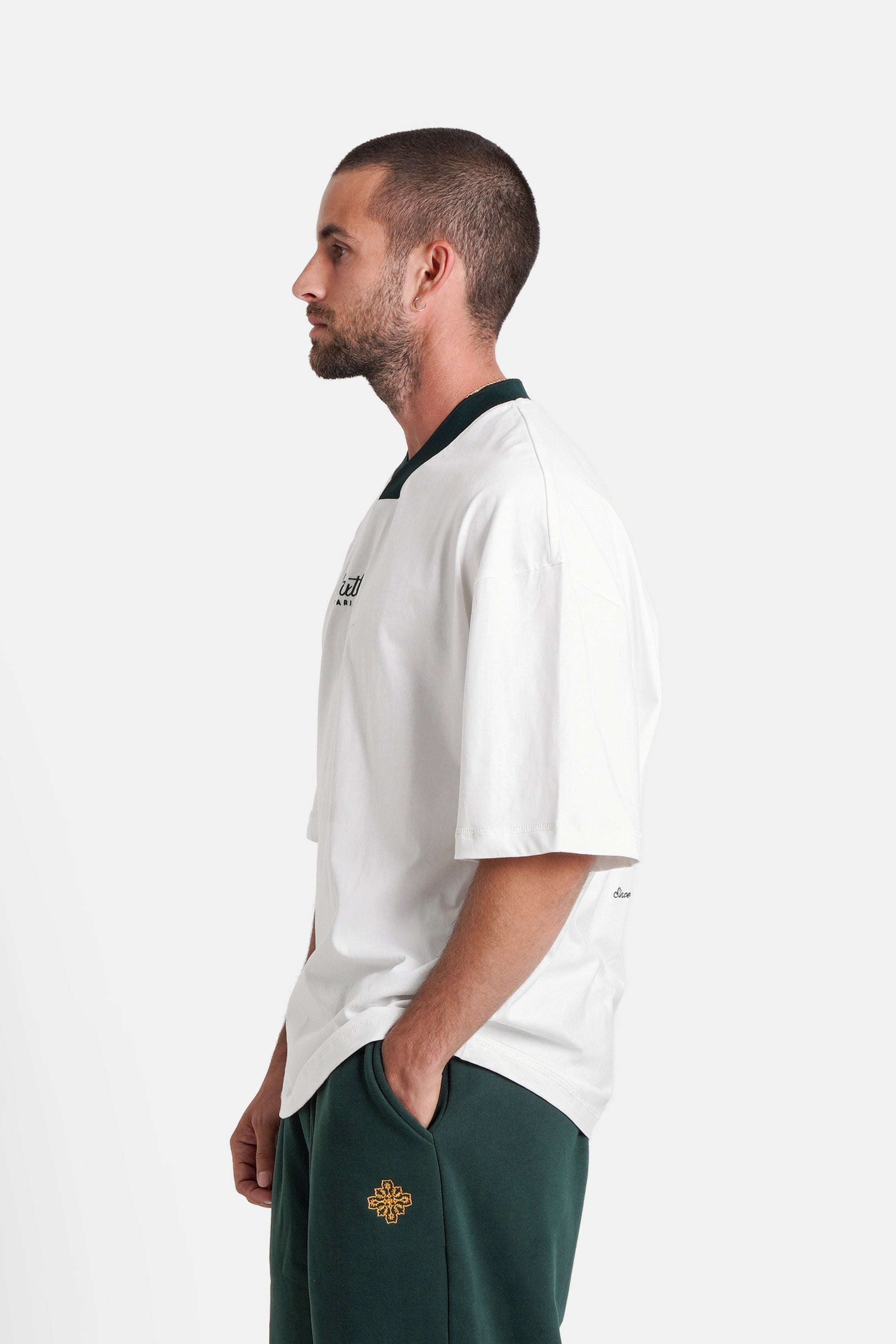 Never Stop Dreaming Sixth June Back Embroidery ss Tshirt 25868-WHIT