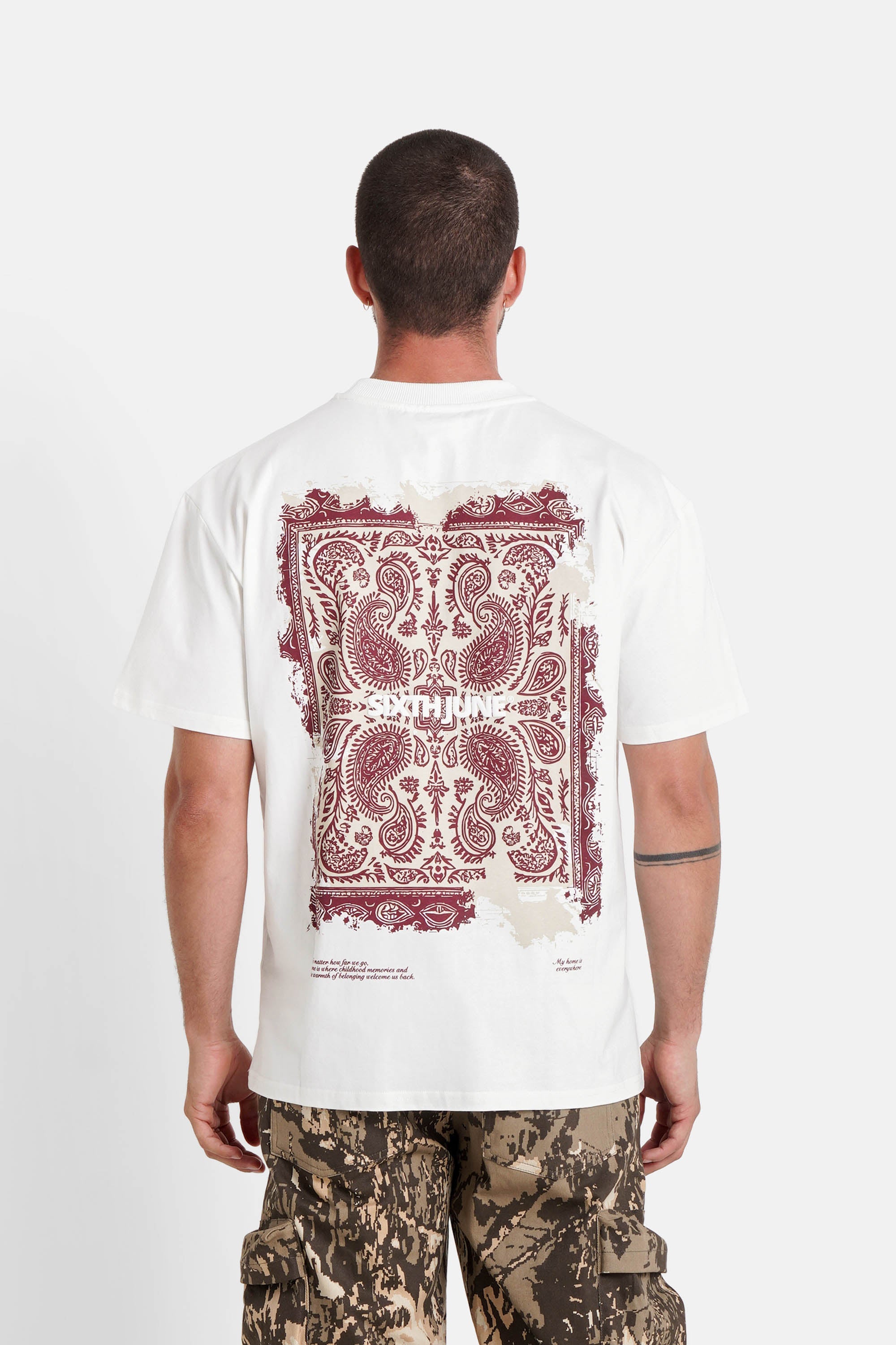 Persian Tapestry Sixth June Back Print Tshirt 25884-OFFW