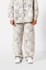 Sixth June Relief Paisley Pants 23901-BEIG