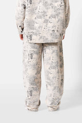 Sixth June Relief Paisley Pants 23901-BEIG