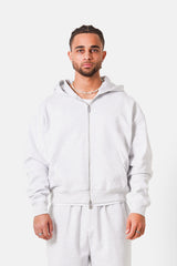 heavy coton zipup hoodie 25910-LGRE