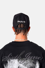 Sixth June Graphic Rosette Cap 25914-BLAC