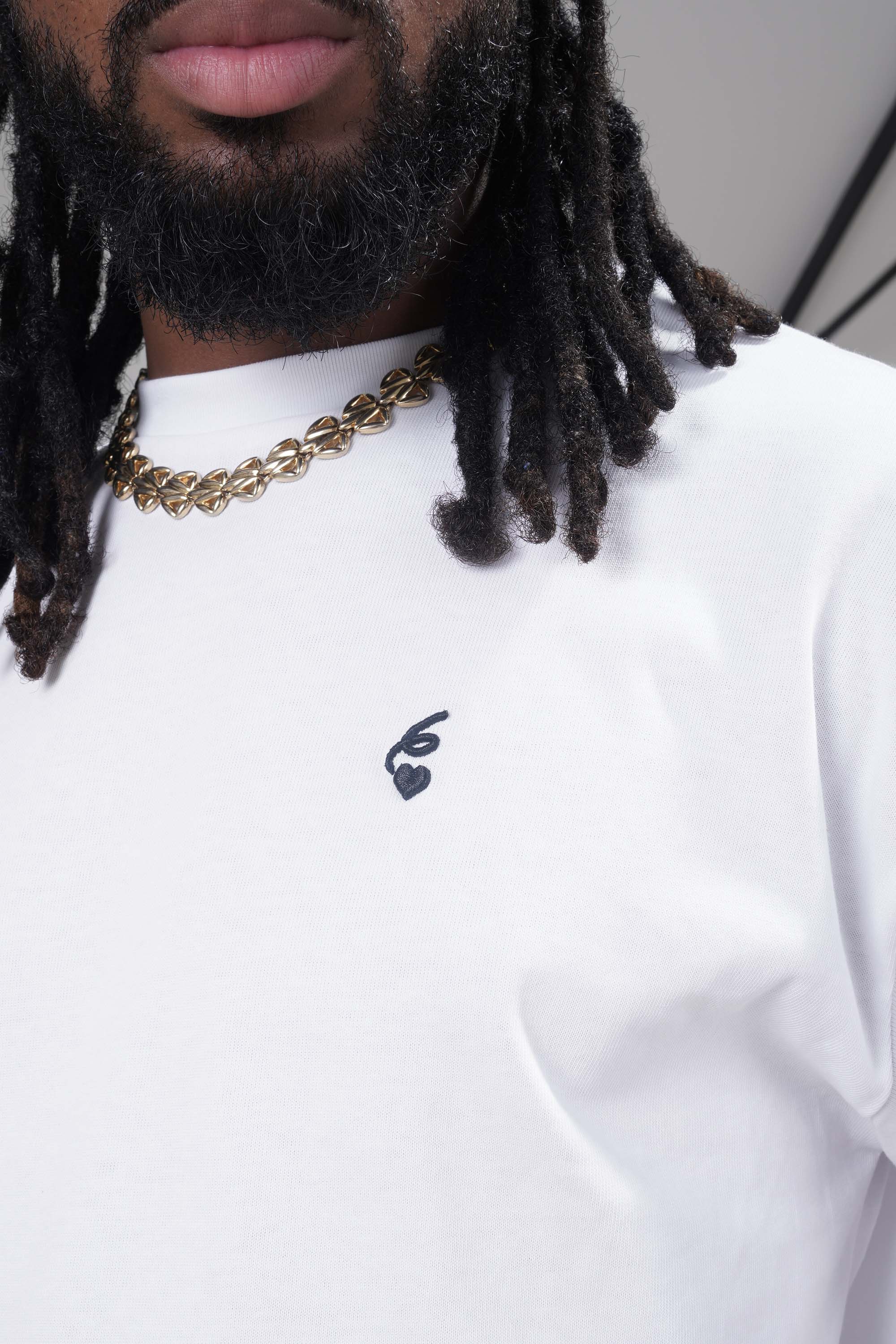 Sixth June Six Heart Logo Tee 25915-WHIT