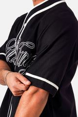 Sixth June Twill Baseball Front Signature Logo Applique 25922-BLAC