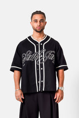 Sixth June Twill Baseball Front Signature Logo Applique 25922-BLAC