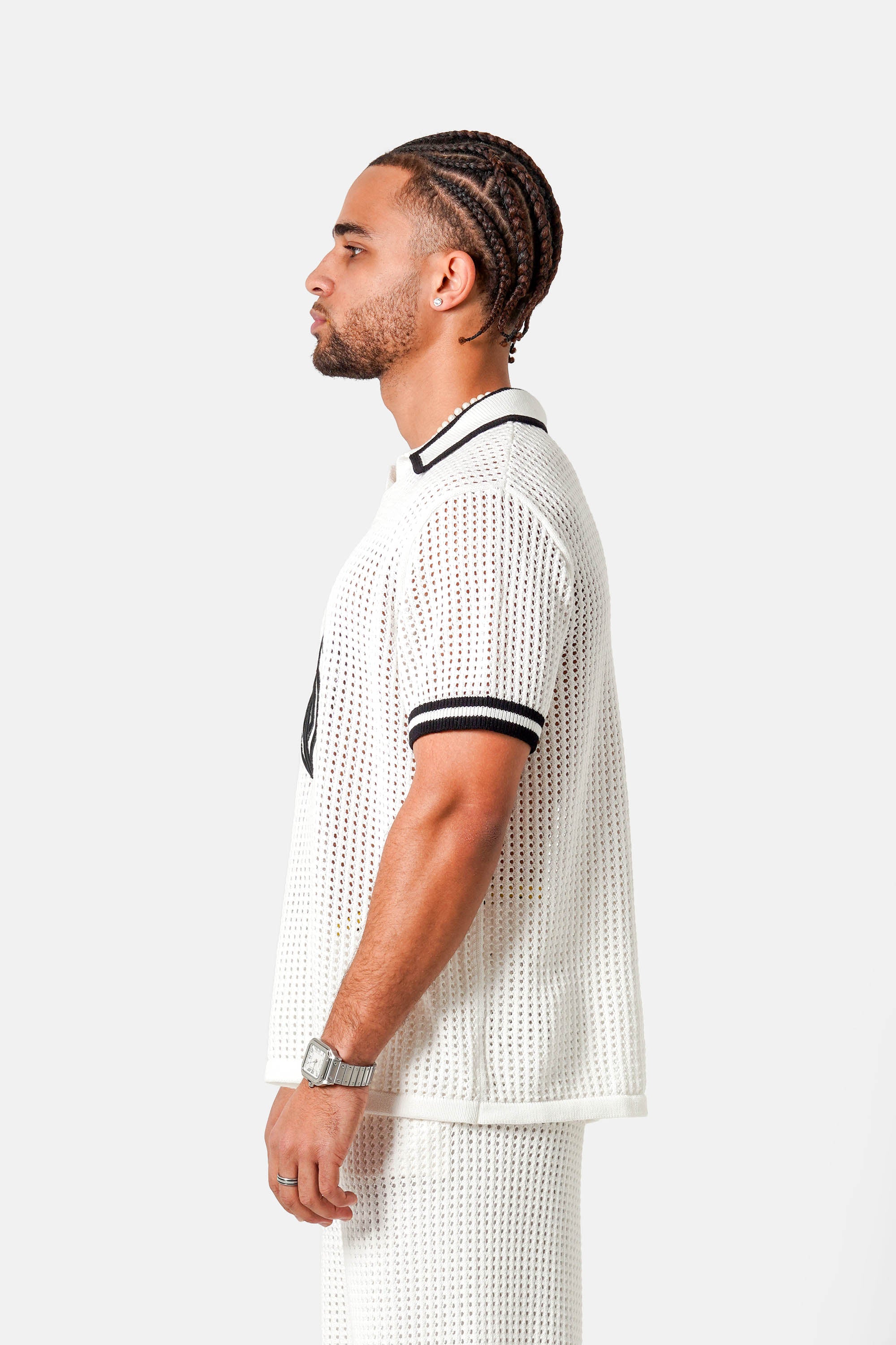 Sixth June Resort Knitted Polo Shirt 25927-WHIT