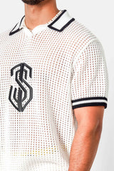 Sixth June Resort Knitted Polo Shirt 25927-WHIT