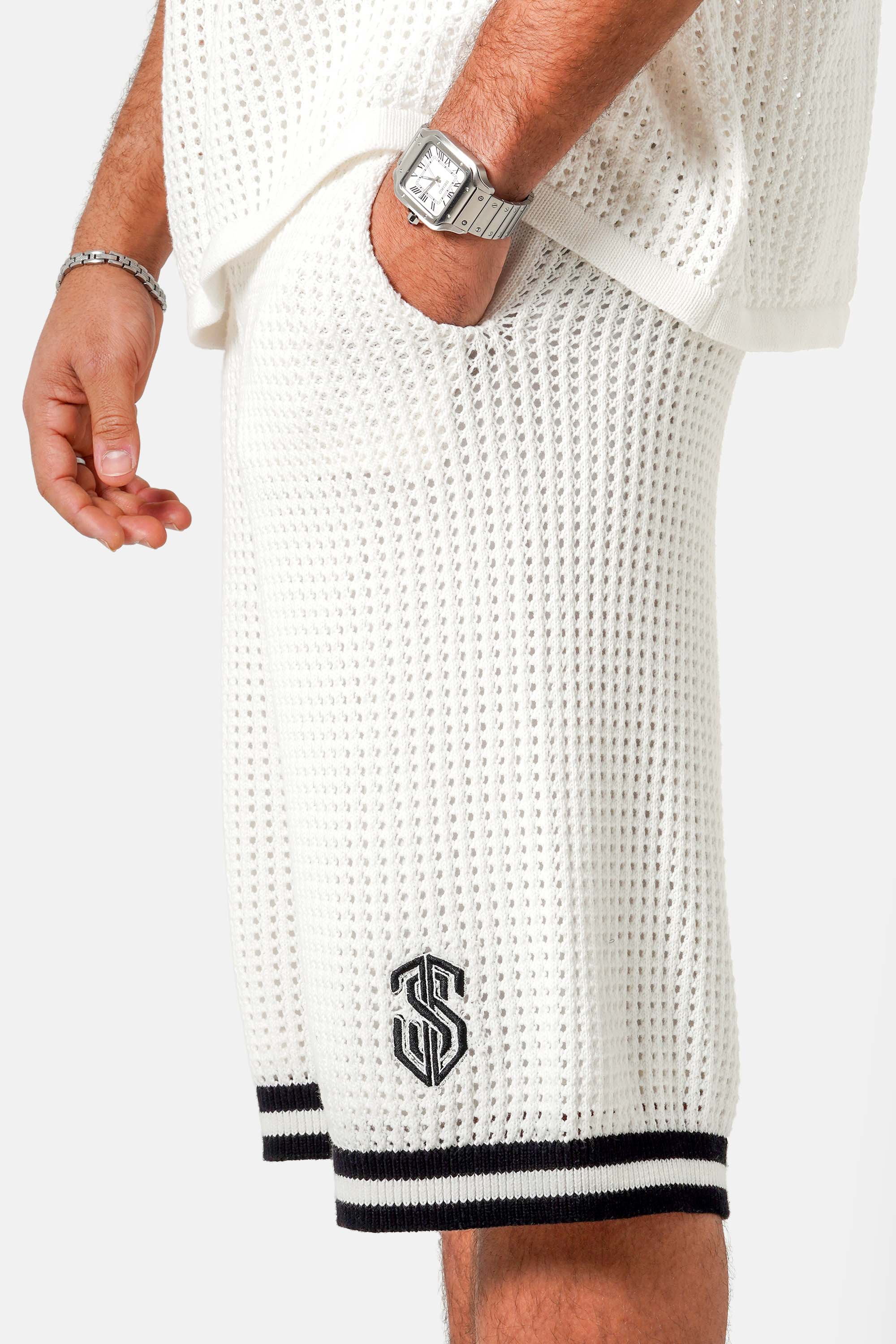 Sixth June Resort Knitted Shorts 25928-WHIT