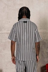 Stripes Knit Shirt 25932-BLAC