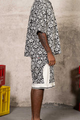 Peacock Relax Polo Shorts 25935-BLAC