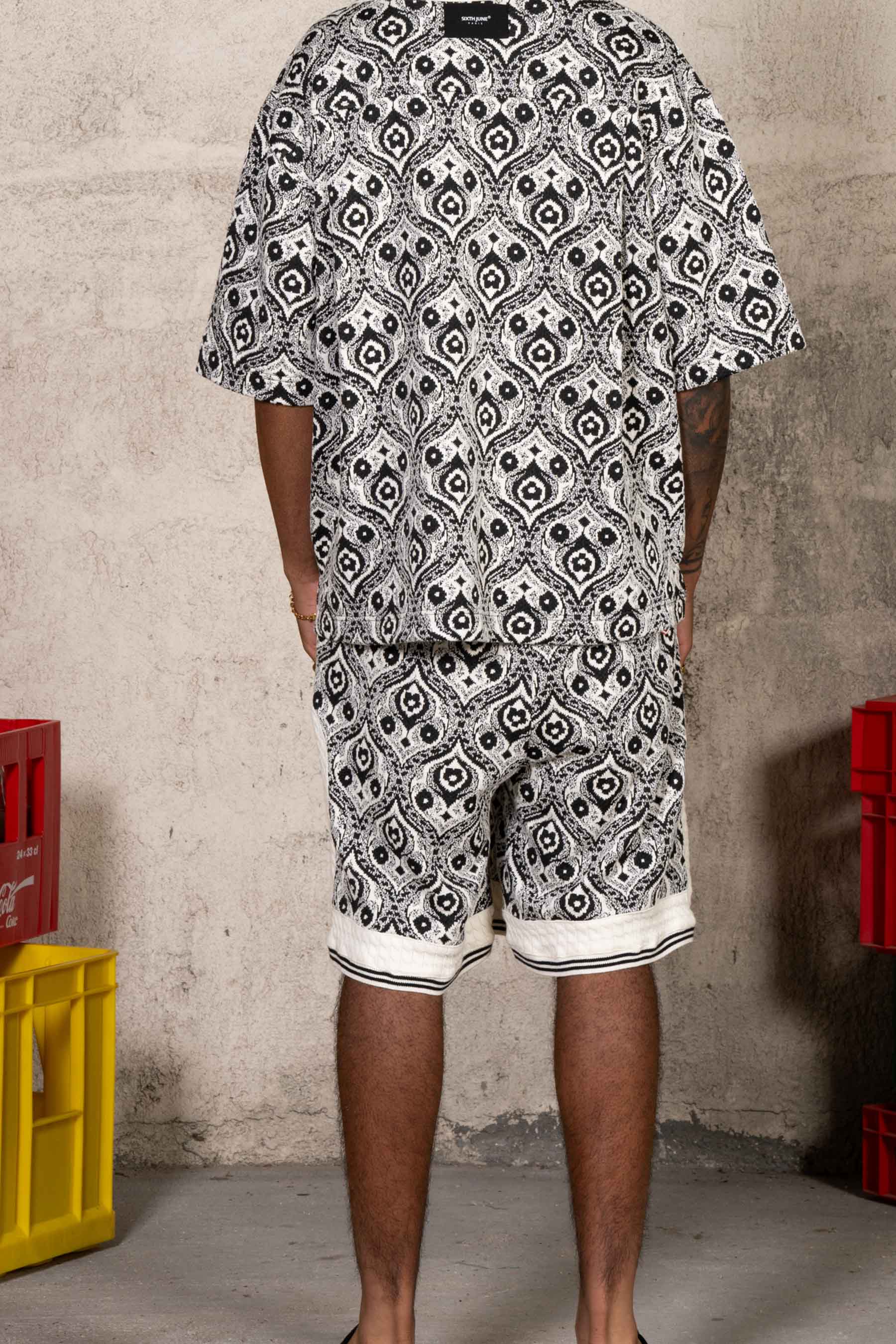 Peacock Relax Polo Shorts 25935-BLAC