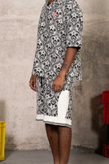 Peacock Relax Polo Shorts 25935-BLAC