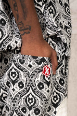 Peacock Relax Polo Shorts 25935-BLAC