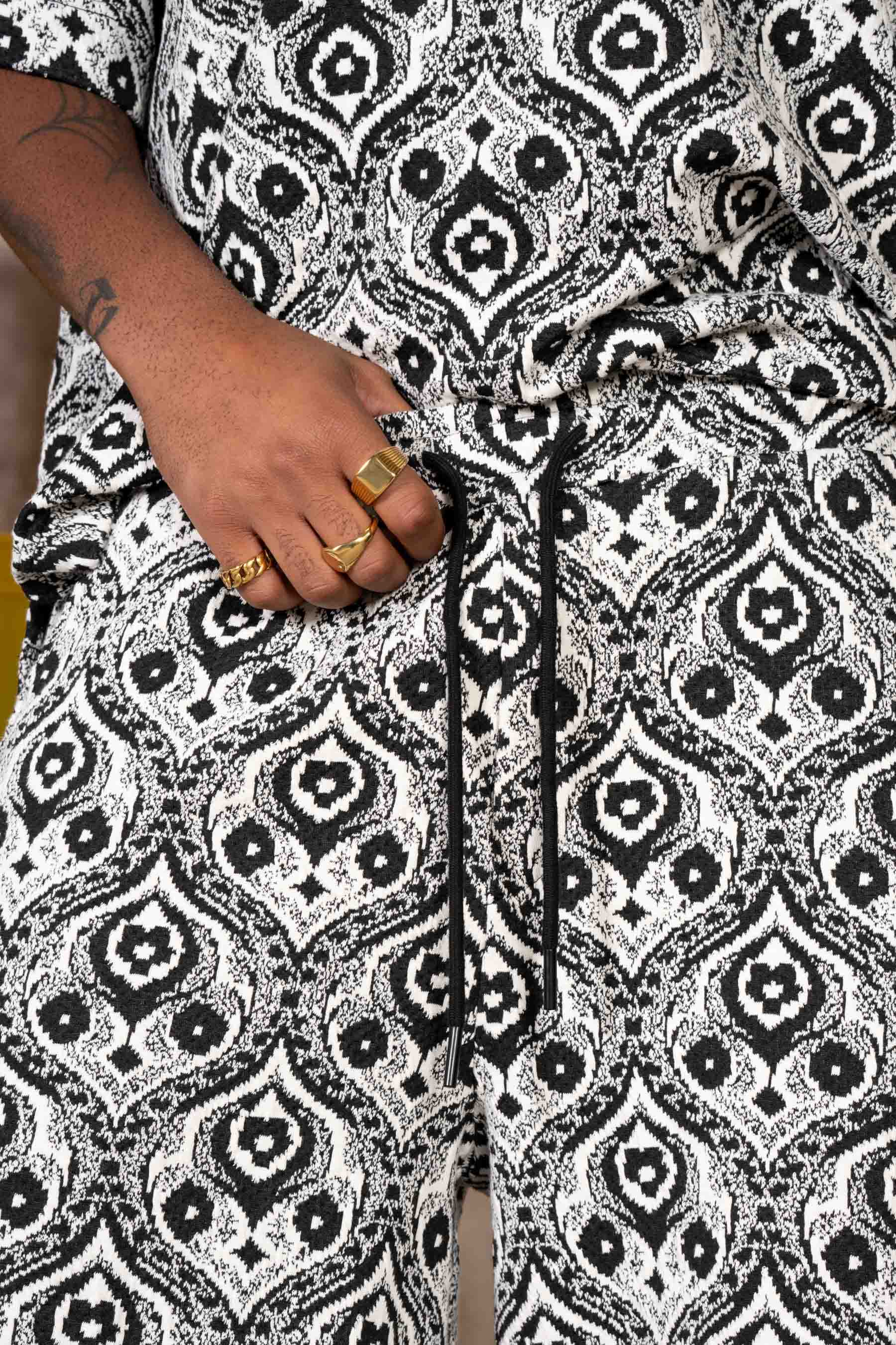 Peacock Relax Polo Shorts 25935-BLAC