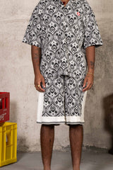 Peacock Relax Polo Shorts 25935-BLAC