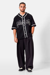 Sixth June Baggy Tailored Pleated Pants 25948-BLAC