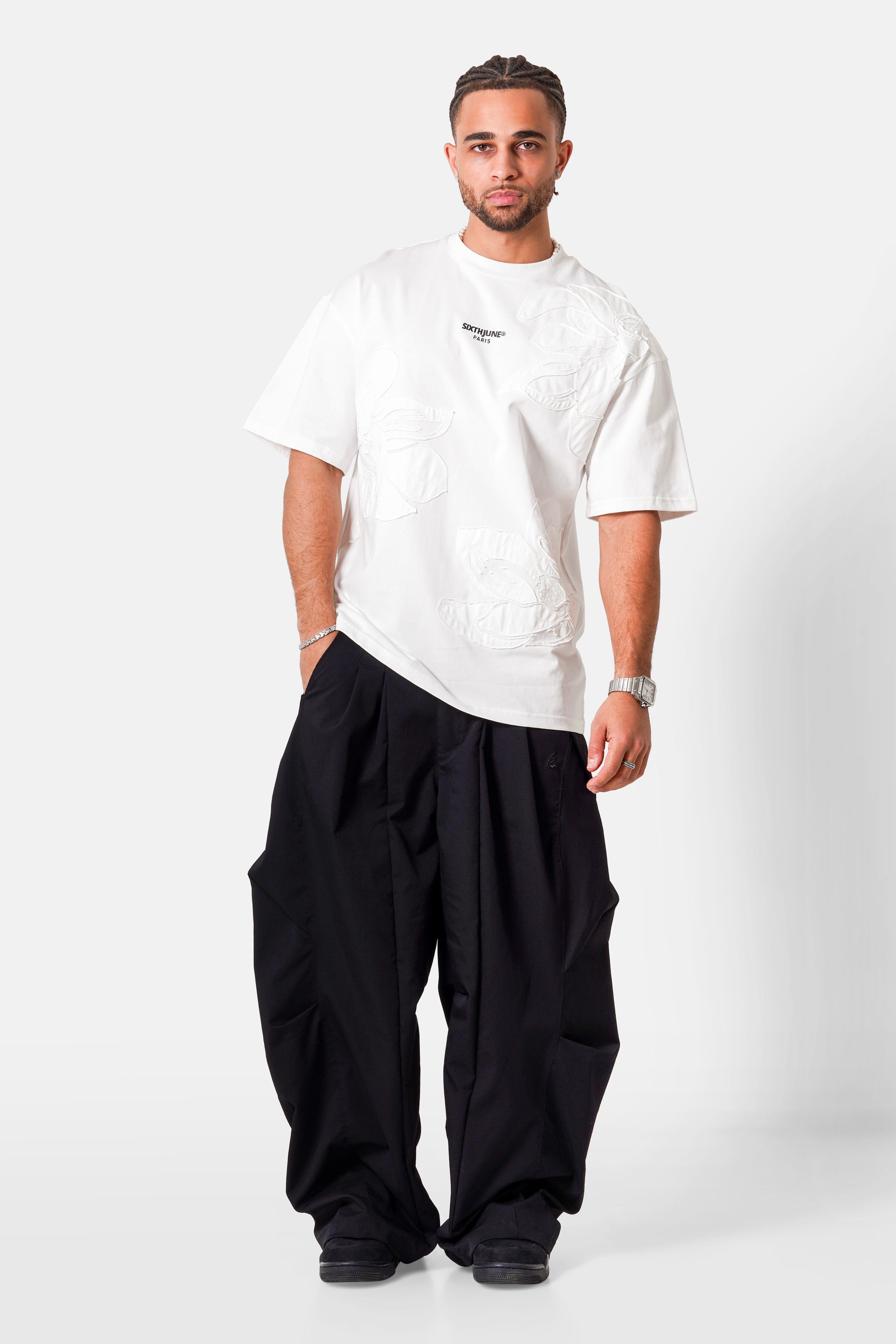 Sixth June Flower Patch Graphic Tee 25950-WHIT