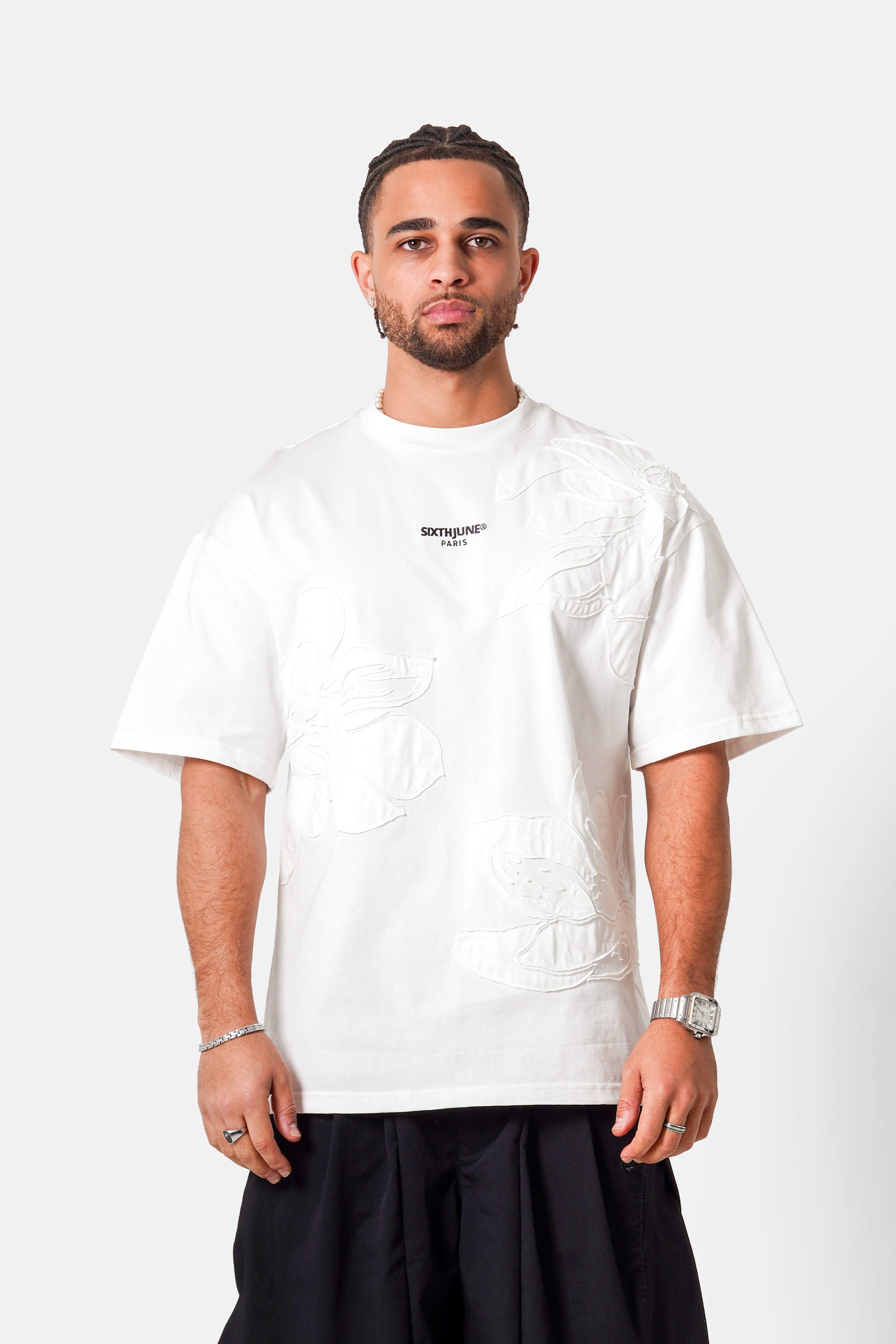 Sixth June Flower Patch Graphic Tee 25950-WHIT