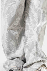 Sixth June Graphic Camo Baggy Denim Jeans 25966-GREY
