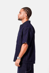 Sixth June Stripes Denim Shirt 25967-NAVY