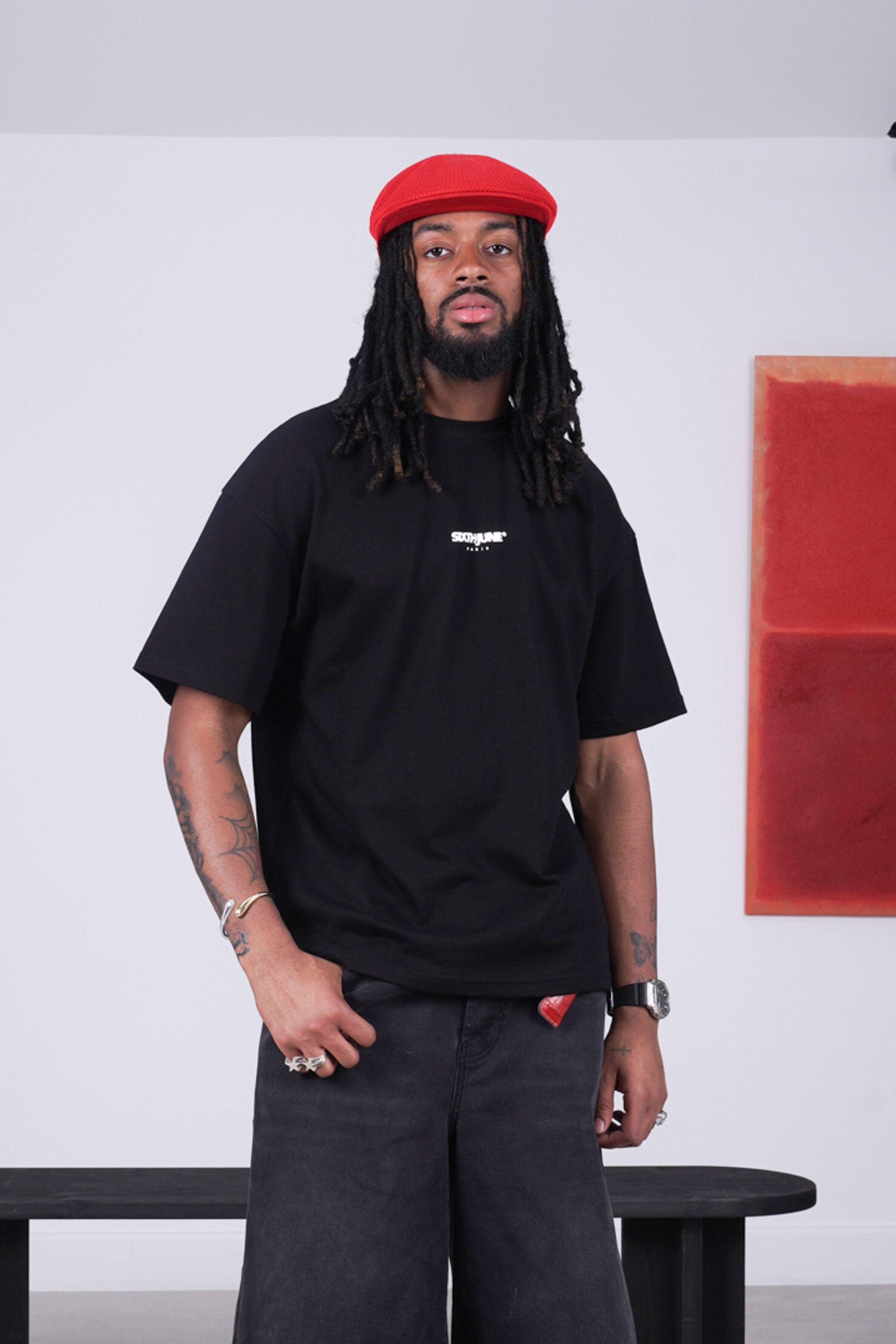 Sixth June Gallery Energy Flower Graphic Tee 25981-BLAC