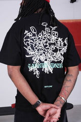 Sixth June Gallery Energy Flower Graphic Tee 25981-BLAC